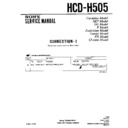 hcd-h505 service manual
