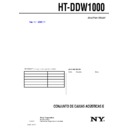Sony HT-DDW1000 (serv.man2) Service Manual