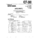 Sony ICF-380 (serv.man4) Service Manual