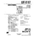 Sony LBT-D107 (serv.man2) Service Manual