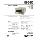 mds-b5 service manual