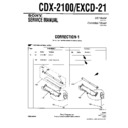 cdx-2100, excd-21 (serv.man2) service manual