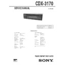 cdx-3170 service manual