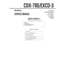 cdx-705, excd-3 (serv.man3) service manual
