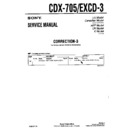 cdx-705, excd-3 (serv.man8) service manual
