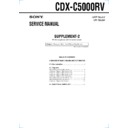 Sony CDX-C5000RV (serv.man3) Service Manual