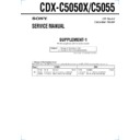 Sony CDX-C5050X (serv.man2) Service Manual