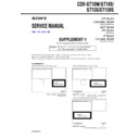 Sony CDX-GT100, CDX-GT10W, CDX-GT150, CDX-GT150S (serv.man2) Service Manual