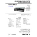Sony CDX-GT450U, CDX-GT457UE, CDX-GT500U, CDX-GT500US, CDX-GT505U, CDX-GT50UMS Service Manual