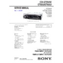 Sony CDX-GT550UI, CDX-GT55UIW, CDX-GT600UI Service Manual