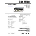 cdx-m800 service manual