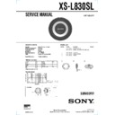 xs-l830sl service manual