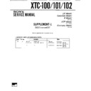 xtc-100, xtc-101, xtc-102 (serv.man2) service manual