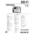 Sony DSC-F1 (serv.man3) Service Manual