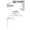 dsc-f77, dsc-fx77 (serv.man9) service manual