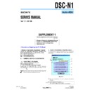 Sony DSC-N1 (serv.man11) Service Manual