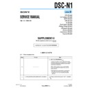 Sony DSC-N1 (serv.man12) Service Manual