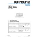 dsc-p100, dsc-p120 (serv.man11) service manual