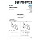 Sony DSC-P100, DSC-P120 (serv.man6) Service Manual