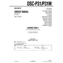 dsc-p31, dsc-p31m (serv.man5) service manual