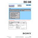 Sony DSC-S40 (serv.man15) Service Manual