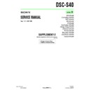 Sony DSC-S40 (serv.man9) Service Manual