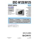 dsc-w120, dsc-w125 (serv.man2) service manual