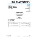 Sony DSC-W15, DSC-W17, DSC-W5, DSC-W7 (serv.man13) Service Manual