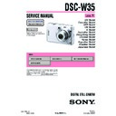 dsc-w35 (serv.man3) service manual