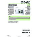dsc-w55 service manual