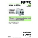 dsc-w80 service manual