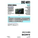 Sony DSC-WX1 (serv.man3) Service Manual
