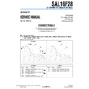 Sony SAL16F28 (serv.man4) Service Manual