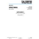sal500f80 (serv.man3) service manual
