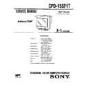Sony CPD-15SF1T Service Manual