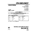 Sony CPD-200ES, CPD-200EST (serv.man4) Service Manual