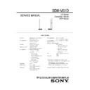 Sony SDM-M51D Service Manual