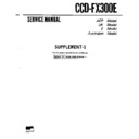 Sony CCD-FX300E (serv.man2) Service Manual