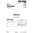 Sony DCR-HC65 (serv.man10) Service Manual