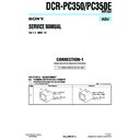 Sony DCR-PC350, DCR-PC350E (serv.man12) Service Manual