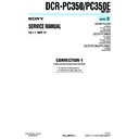 Sony DCR-PC350, DCR-PC350E (serv.man13) Service Manual