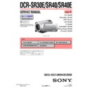dcr-sr30e, dcr-sr40, dcr-sr40e (serv.man3) service manual
