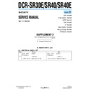 dcr-sr30e, dcr-sr40, dcr-sr40e (serv.man9) service manual