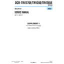 dcr-trv270e, dcr-trv280, dcr-trv285e (serv.man5) service manual