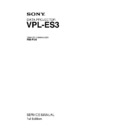 rm-pj4, vpl-es3 service manual
