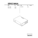 rm-pjm12, vpl-cs5, vpl-cx5 service manual