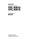vpl-aw10, vpl-aw15 service manual