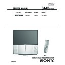 Sony KP-57WV600 (serv.man2) Service Manual