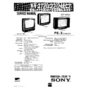 Sony KV-2720 Service Manual