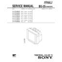 Sony KV-XF25M30 Service Manual